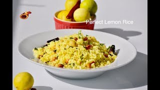 Quick ampPerfect Lemon Rice  Easy Lunch Box Lemon Sadam Elumicham Sadam Ep486 [upl. by Siddon]