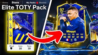 WE PACKED 2 TOTY CARDS 🥳 600K ELITE TOTY PACKS  FC 24 Ultimate Team [upl. by Adonis812]