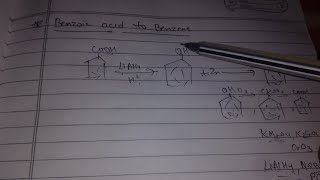 Benzoic acid to benzene conversation  preparation of benzene from benzoic acid [upl. by Toor88]