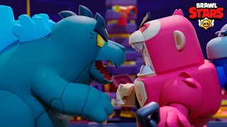 GODZILLA BUZZ amp SURGE KONG  Brawl Stars Animation [upl. by Anhej477]