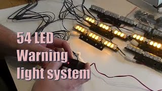 Koolertron 54 LED warning lights 1 [upl. by Innej]