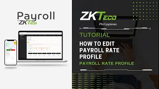 ZKPayroll  Payroll Rate Profile  How to Edit [upl. by Eseilana]