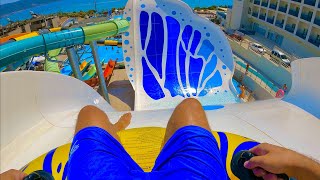 Giant Wave Water Slide at Maxeria Blue Didyma Hotel [upl. by Raphaela]