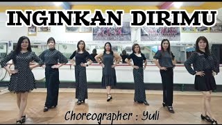 INGINKAN DIRIMU  PIETER SAPARUANE linedance  choreo by YULI INA  4 wall 36 count [upl. by Vasya]