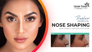 Nose Reshaping  Nose Job  NonSurgical Rhinoplasty  Laser Treat  Dr Shamim [upl. by Florencia]