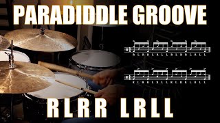 Open Paradiddle Groove  Daily Drum Lesson [upl. by Denie432]