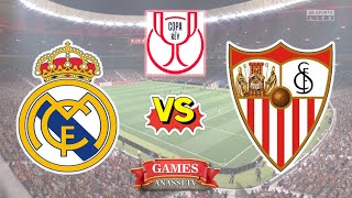 Real Madrid vs Sevilla  Copa Del Rey 2024  eFootball PES Gameplay PC HD [upl. by Eulalie]