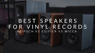 Top 3 Best Speakers for Vinyl Records [upl. by Amaerd785]