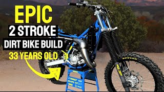 EPIC 2 stroke dirt bike build time lapse  Suzuki RM 125 [upl. by Sadnalor287]