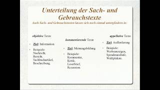 Literarische Texte  Sach und Gebrauchstexte Überblick Deutsch Klasse 7 [upl. by Ranitta]