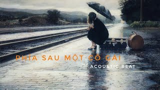 Phía sau một cô gái  SOOBIN Acoustic beat  karaoke [upl. by Eciened]