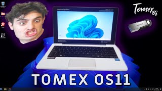 ¡Tomex OS 11 El Windows Optimizado que Solo Consume 12 GB de RAM Instalación en Netbook Gobierno [upl. by Otsuaf]