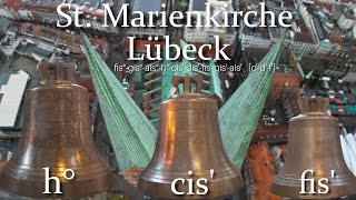 St Marienkiche zu Lübeck neues Hauptgeläute Innenaufnahme [upl. by Linder]