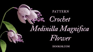 Crochet Medinilla Magnifica Flower [upl. by Suravaj]