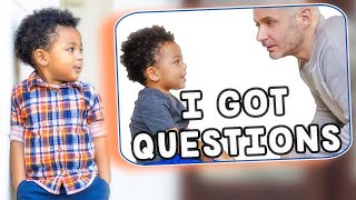 TODDLER INTERVIEWS DAD and THINGS GET DEEP [upl. by Bink]