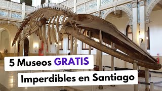 ¡5 Museos GRATIS Imperdibles en Santiago [upl. by Acisej420]