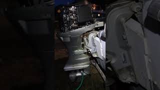 outboard motor test Honda 40 hp [upl. by Releehw667]