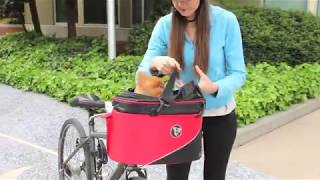 DoggyRide Cocoon product video bike basket carrier car seat pet bed award winning [upl. by Manlove]