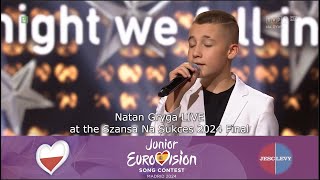 Natan Gryga  Fairytale  Szansa Na Sukces FINAL  JESC 2024 [upl. by Nosrak]