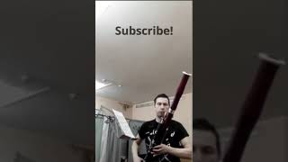 Playing Gdur scale on bassoon in 4 octaves [upl. by Walt]