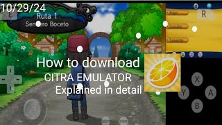 How to download citra emulator explaned in detail 100 working  citra ultragujjargaming [upl. by Adley]