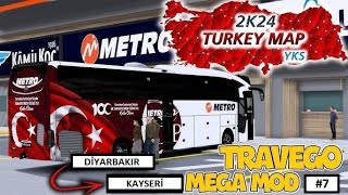 EST 2 TÜRKİYE HARİTASİ DEVAM  DİYARBAKIR  KAYSERİ SEFERİ  ETS 2  PART 7 ets2 ets2mod [upl. by Adnyc]