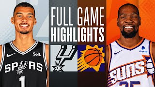 SPURS at SUNS  FULL GAME HIGHLIGHTS  October 31 2023 [upl. by Rehpinnej]