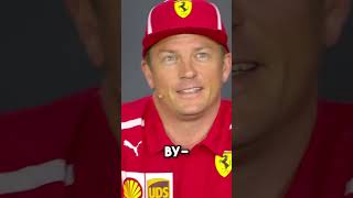 Kimi Raikkonen being Kimi Raikkonen 😂 [upl. by Jaddan484]