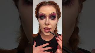 Filter inspired Tiffany Valentine makeup Chuckys Bride Halloween look [upl. by Aivart]