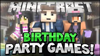 BIRTHDAY PARTY GAMES  Hypixel w Aphmau and Patience [upl. by Llewej596]