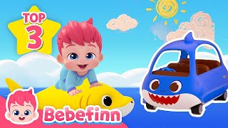 Mix  Baby Shark Good Morning Baby Car  Bebefinn Most Viewed Videos  Animal Songs [upl. by Ennove]