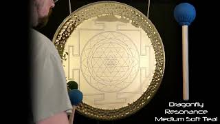 Unlimited  26quot Sri Yantra Gold Steel Gong Example  Gongs Unlimited [upl. by Bloomer]