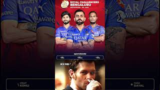 Rcb Retentions ❤️‍🩹😈 ipl2025 ipl2025megaauction viratkohli rcb csk [upl. by Earb]