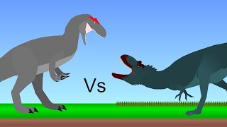 Allosaurus vs daspletosaurus [upl. by Tdnaltroc]