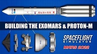 How To Build ProtonM Rocket With ExoMars Rover in Spaceflight Simulator 152 [upl. by Welcome]