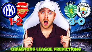 NEW CHAMPIONS LEAGUE 202425 MATCHDAYGAMEWEEK 4 PREDICTIONS  INTER MILAN VS ARSENAL amp MORE [upl. by Olenta]