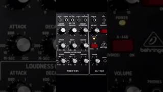 Behringer Model D Synthesizer  SHORT [upl. by Brander]