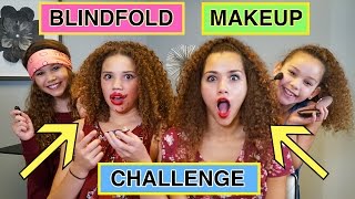 BLINDFOLDED MAKEUP CHALLENGE [upl. by Nagek174]