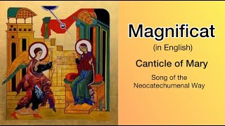 Magnificat  Canticle of Mary with Lyrics [upl. by Dyal]