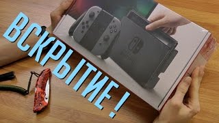 Распаковка Nintendo Switch Скоро обзор [upl. by Hartzell]