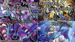 YuGiOh Prodigy Games Rarity Collection Store Championship Rd 5 Tearlament Horus vs Vanquish Souls [upl. by Atikihs]