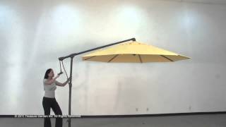 Sidemount Cantilever Outdoor Umbrella [upl. by Rashidi]