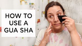 HOW TO USE A GUA SHA STONE ‣‣ my 5 minute routine [upl. by Emeric]