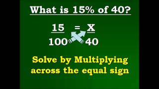 Equations and Percents Video 1 of 5 [upl. by Annovahs]