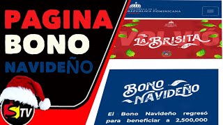 PÁGINA OFICIAL DE BONO NAVIDEÑO  LA BRISITA [upl. by Anez]