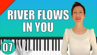 Yiruma  River Flows in You  Piano Tutorial 7 [upl. by Rafi]