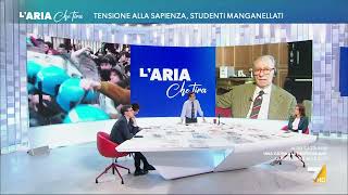 Scontri alla Sapienza la pietra tombale di Vittorio Feltri quotQuattro manganellate fanno bene [upl. by Fanchie]