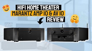 Powerful HIFI Home Theater Experience Marantz AMP 10 and AV 10 Preamp Pairing [upl. by Christean]