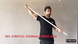 Chest Stretch pec stern also vs clavicular fibers [upl. by Karlen]