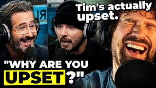 Seder Confronts Tim Pool For Russian Funding And Gets Him Visibly Upset [upl. by Sirois]